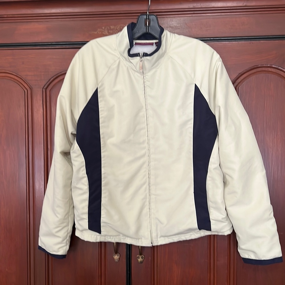 Gloria Vanderbilt Vintage Sport Full Zipper Jacket Size Large